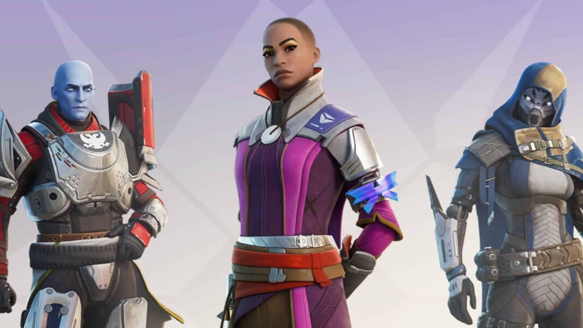 fortnite destiny 2 crossover skins