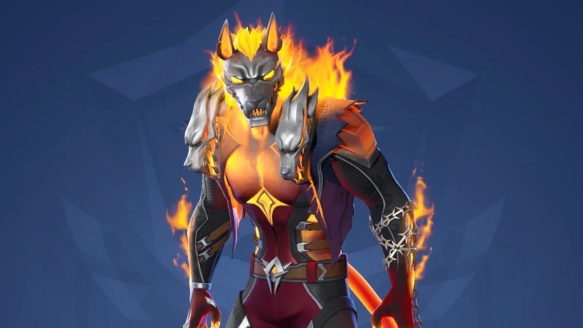 Blazing Fire Cerberus in Fortnite Chapter 5 Season 2