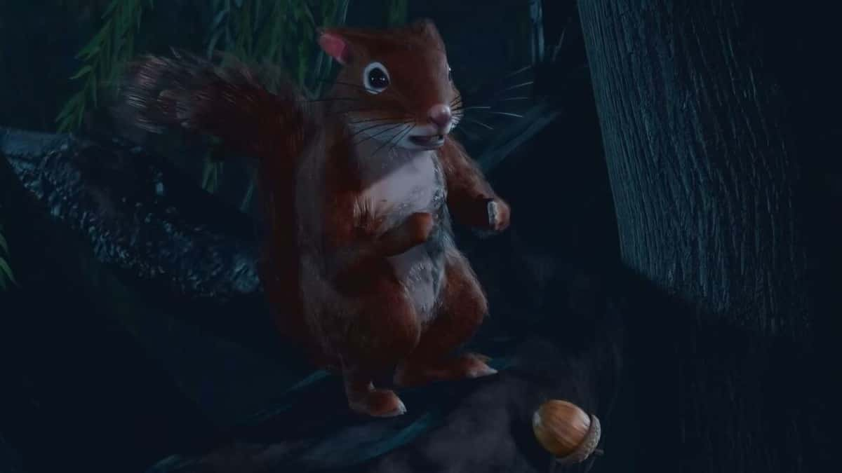 Baldur's Gate 3 surprised squirrel