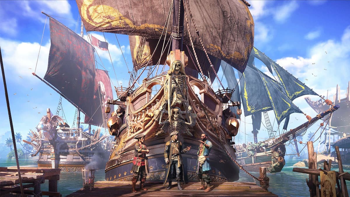 Skull and Bones splashscreen.