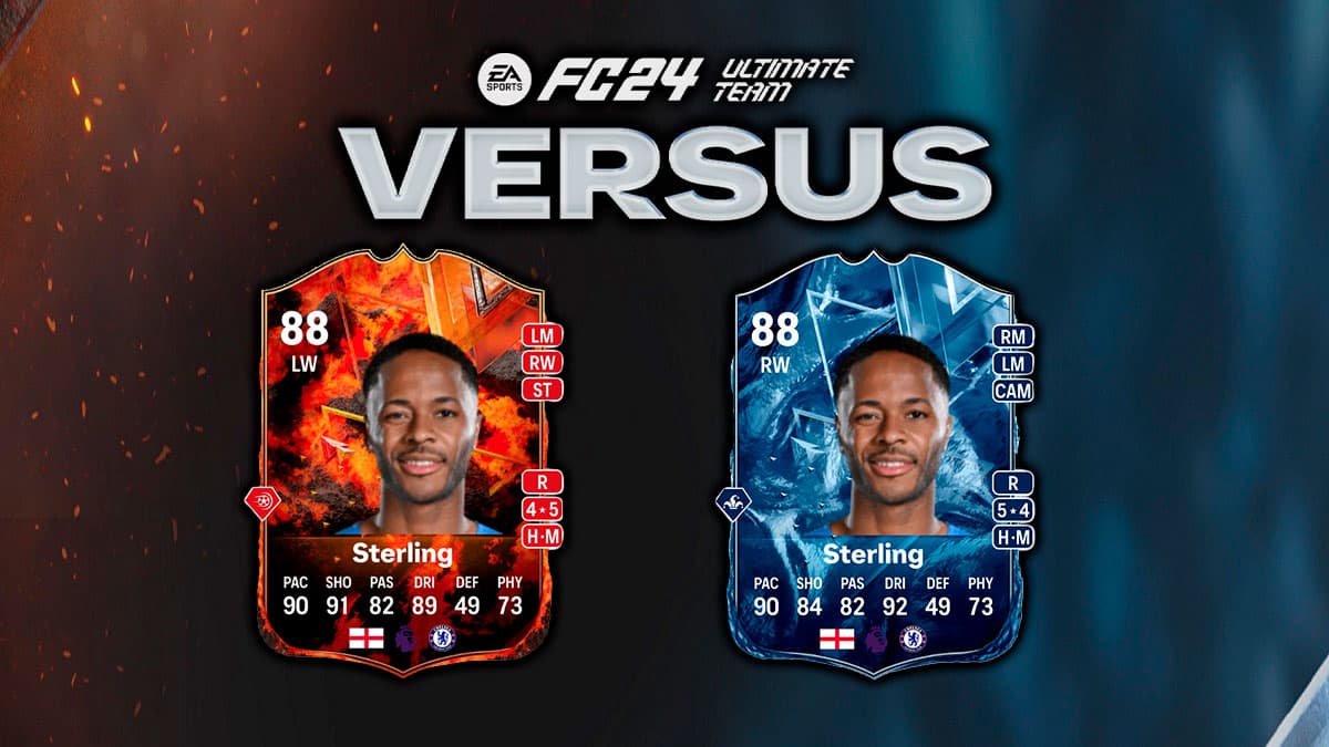 EA FC 24 Versus Raheem Sterling cards