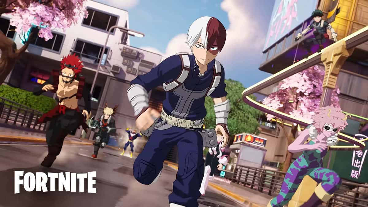 Fortnite x My Hero Academia crossover