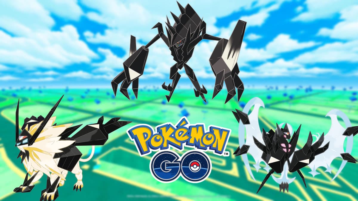 Necrozma, Dusk Mane Necrozma, and Dawn Wings Necrozma in Pokemon Go