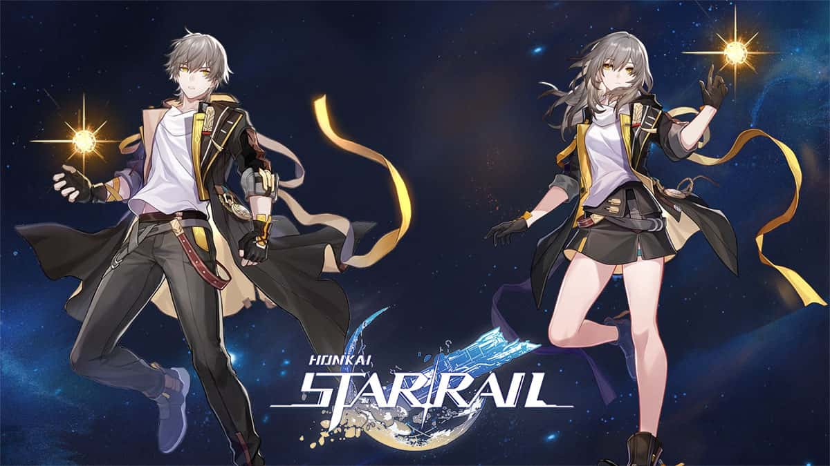 Male and female Trailblazer in Honkai Star Rail