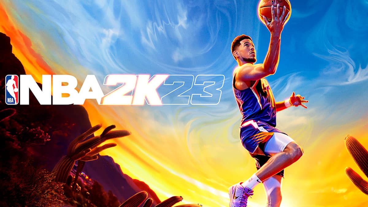 NBA 2K23 Devin Booker cover athlete