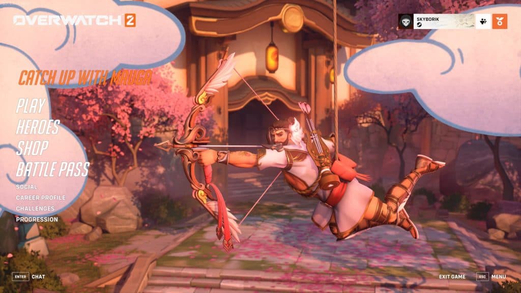 Cupid Hanzo in Overwatch 2