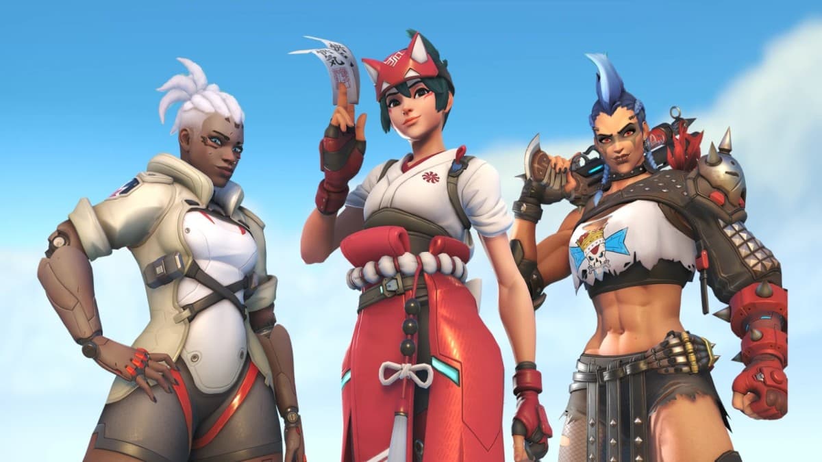 Three heroes in Overwatch 2