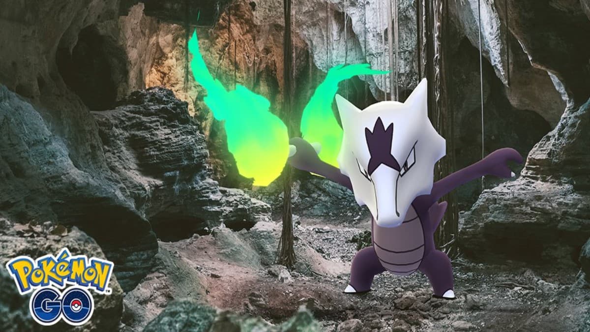 pokemon go fire/ghot-type species alolan marowak