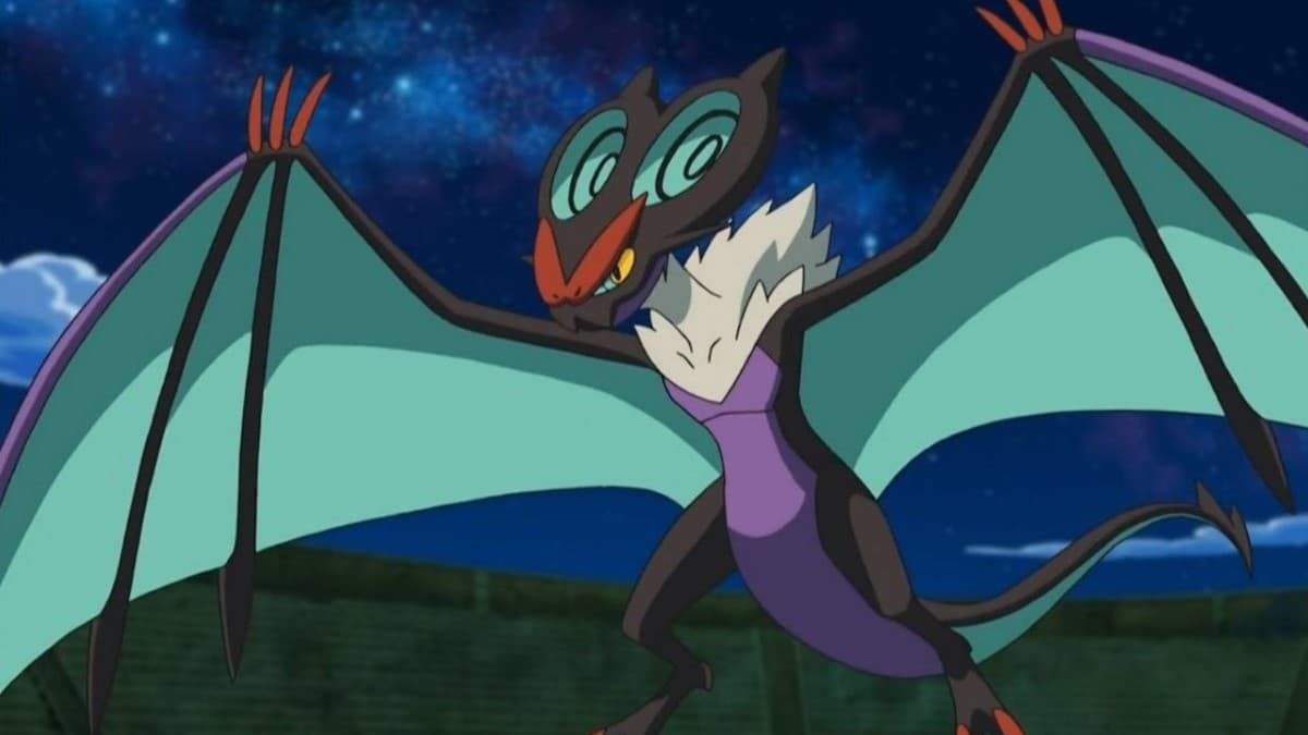 noivern in the pokemon anime