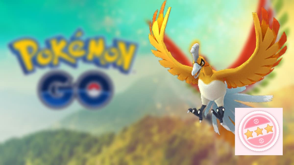 shundo ho-oh in pokemon go with 100 iv symbol