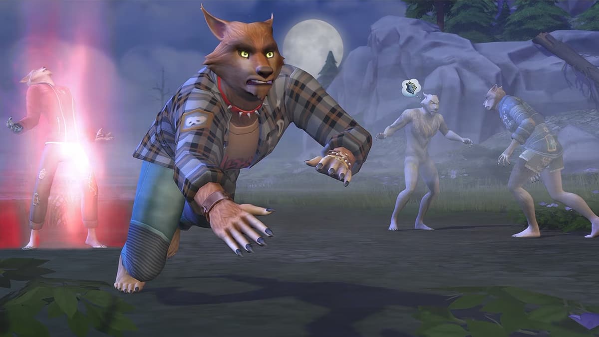 The Sims 4 werewolf