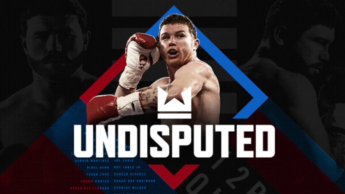 Undisputed cover art featuring Canelo Alvarez