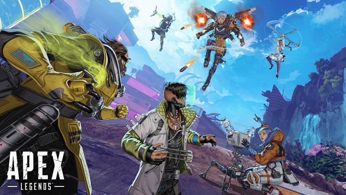 Apex Legends characters fighting